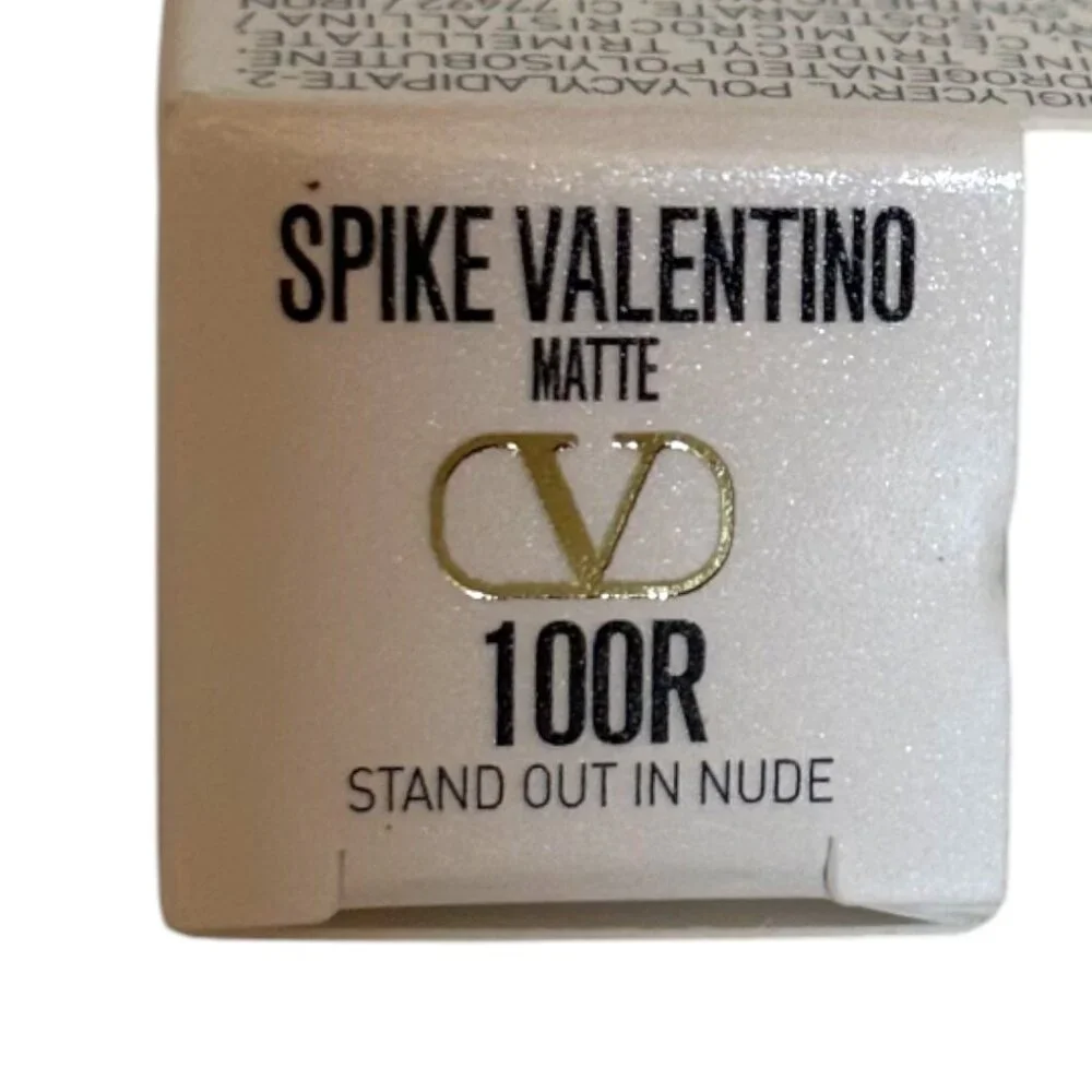 Valentino Spike‎ Valentino Matte Lipstick In 100R Stand Out In Nude 0.03oz Mini